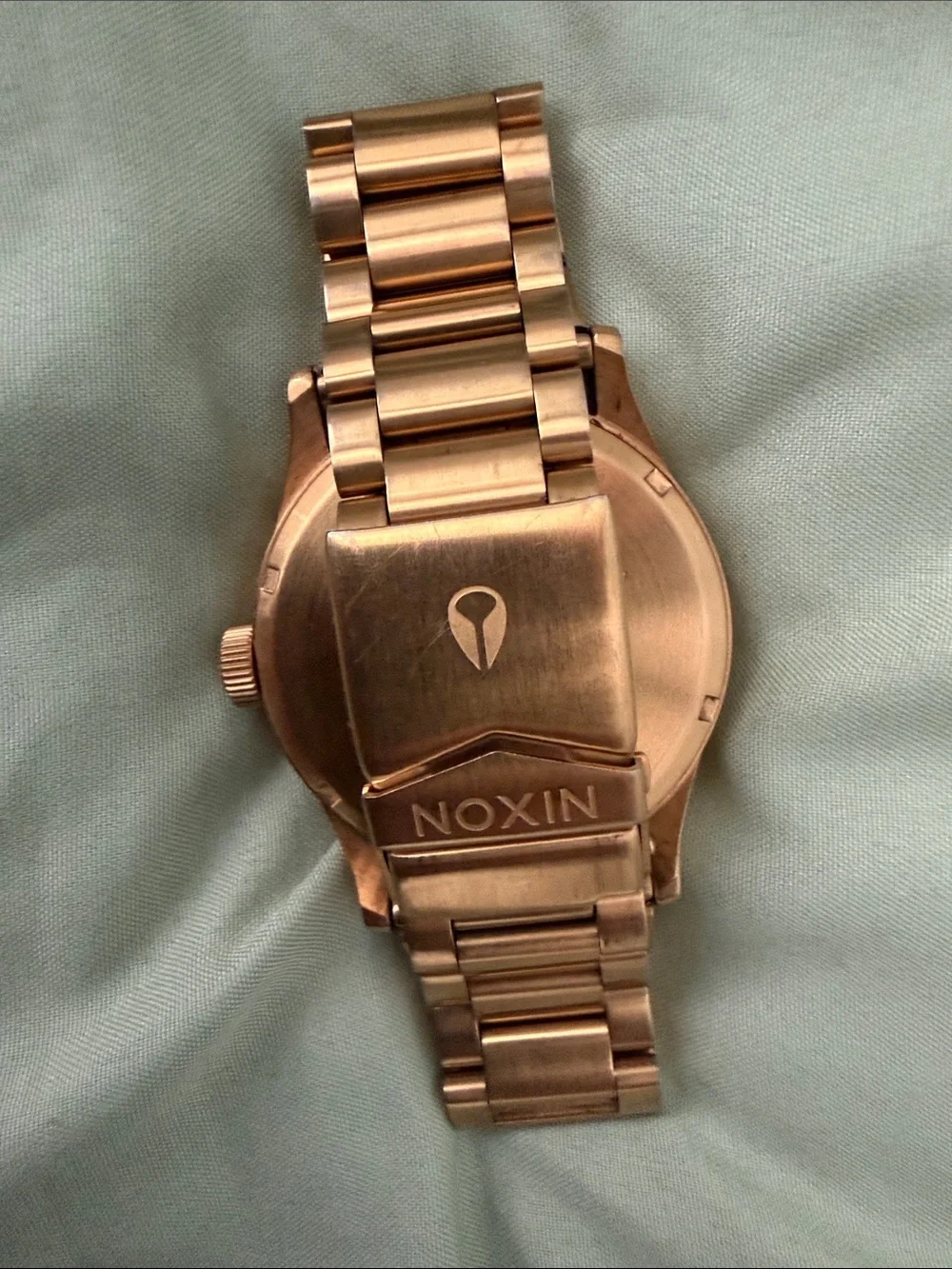 Nixon Gold Men's Watch with Black Dial